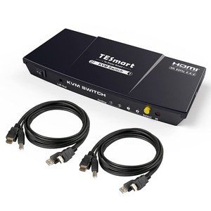 *New (Reg. $220)* TESmart 2x1 HDMI KVM Switch